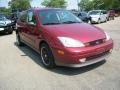 2001 Sangria Red Metallic Ford Focus ZX3 Coupe  photo #6
