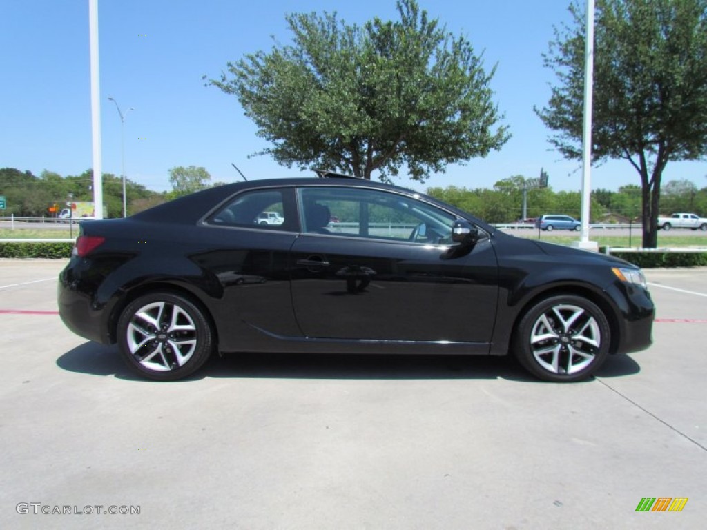 Ebony Black 2010 Kia Forte Koup SX Exterior Photo #53208527