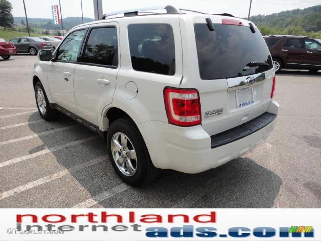 2012 Escape Limited 4WD - White Suede / Charcoal Black photo #6