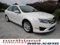 2012 White Suede Ford Fusion SEL  photo #2