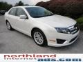 2012 White Suede Ford Fusion SEL  photo #2