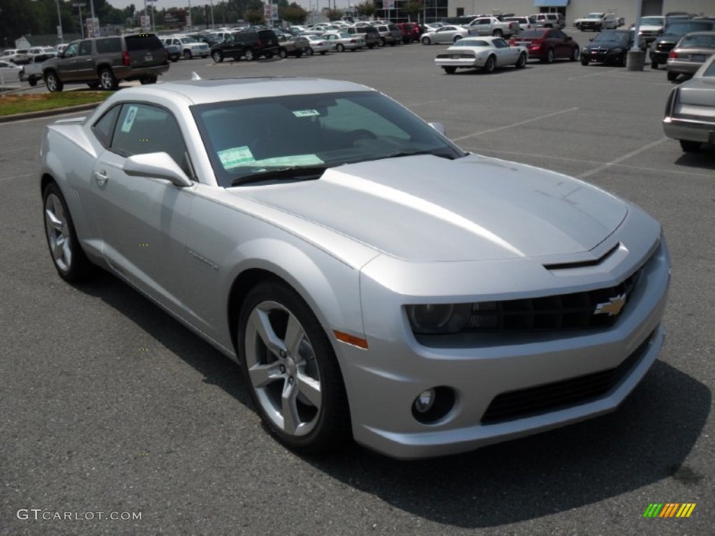 2012 Camaro SS/RS Coupe - Silver Ice Metallic / Black photo #5