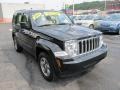 Brilliant Black Crystal Pearl 2008 Jeep Liberty Sport 4x4 Exterior