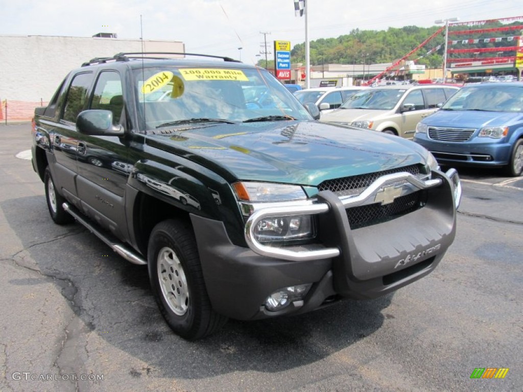 2004 Avalanche 1500 4x4 - Dark Green Metallic / Dark Charcoal photo #7