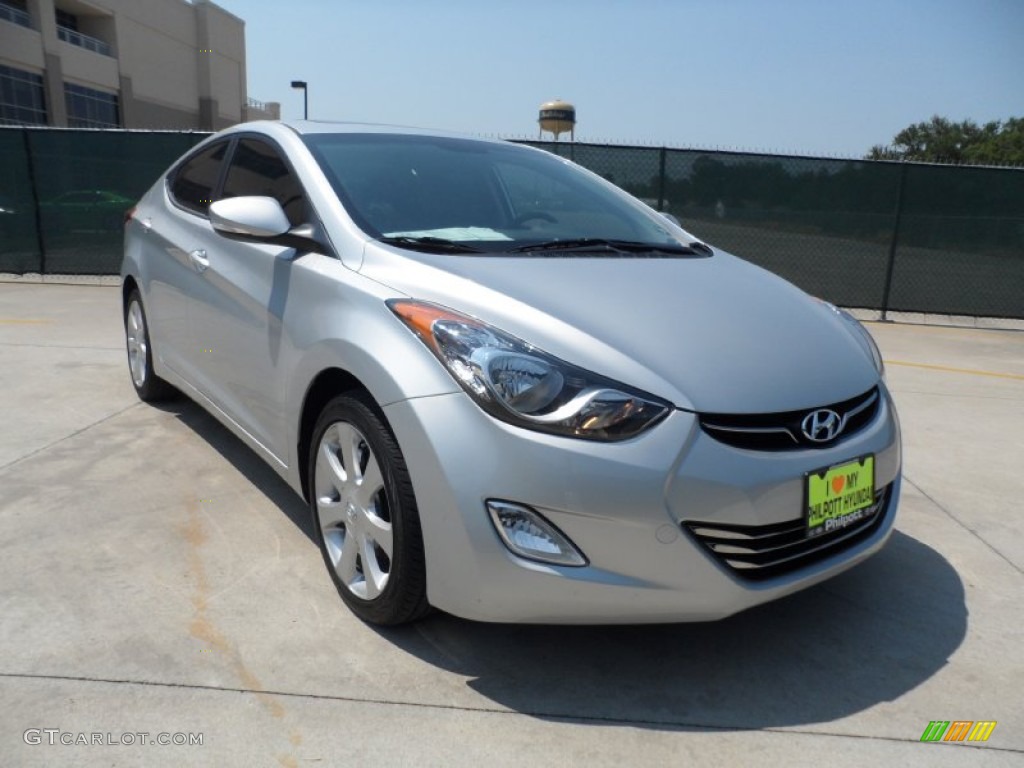2012 Elantra Limited - Silver / Gray photo #1