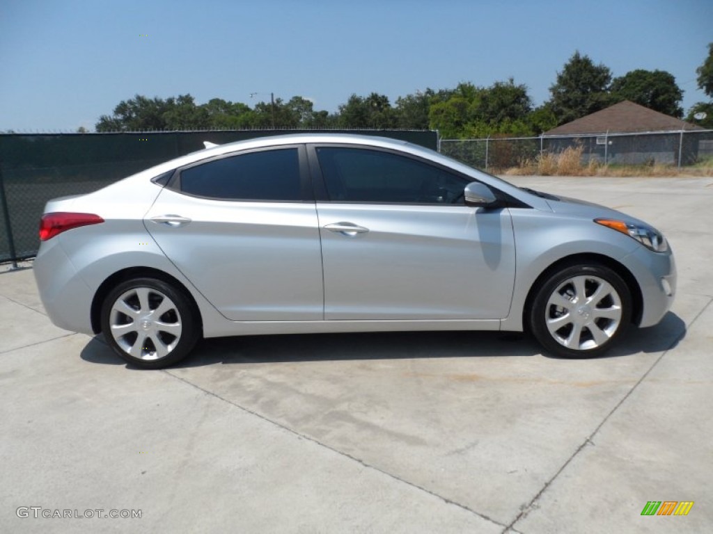 2012 Elantra Limited - Silver / Gray photo #2