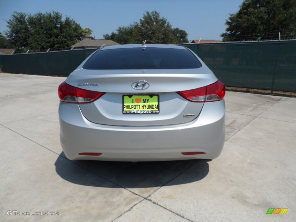 2012 Elantra Limited - Silver / Gray photo #4