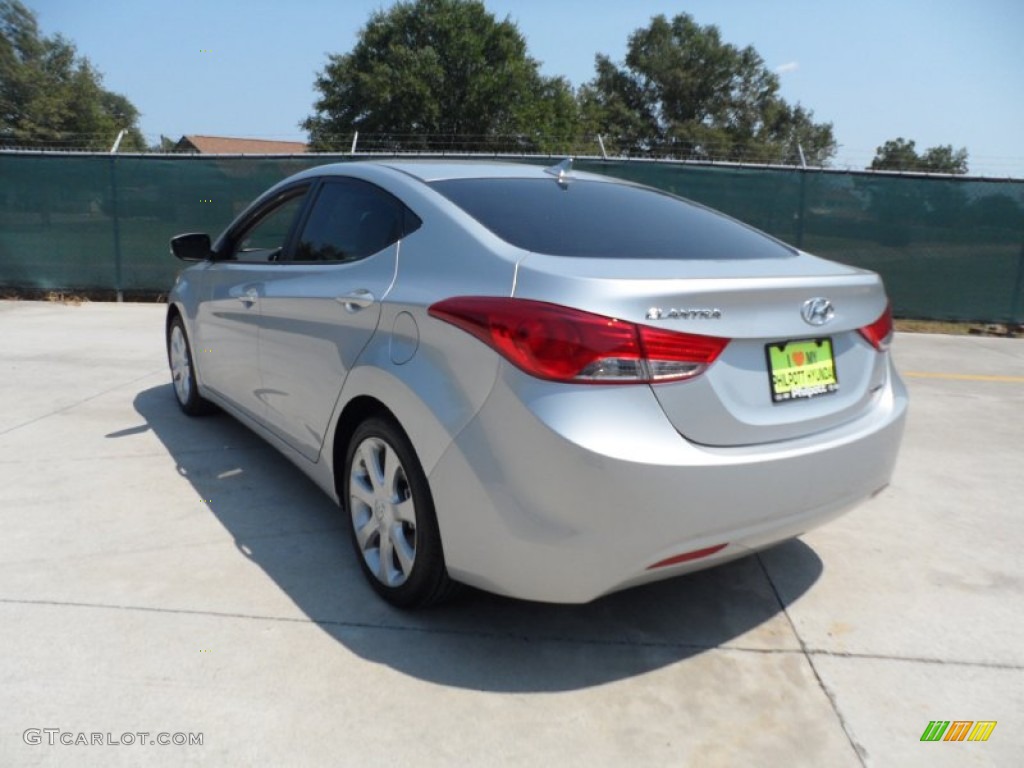 2012 Elantra Limited - Silver / Gray photo #5