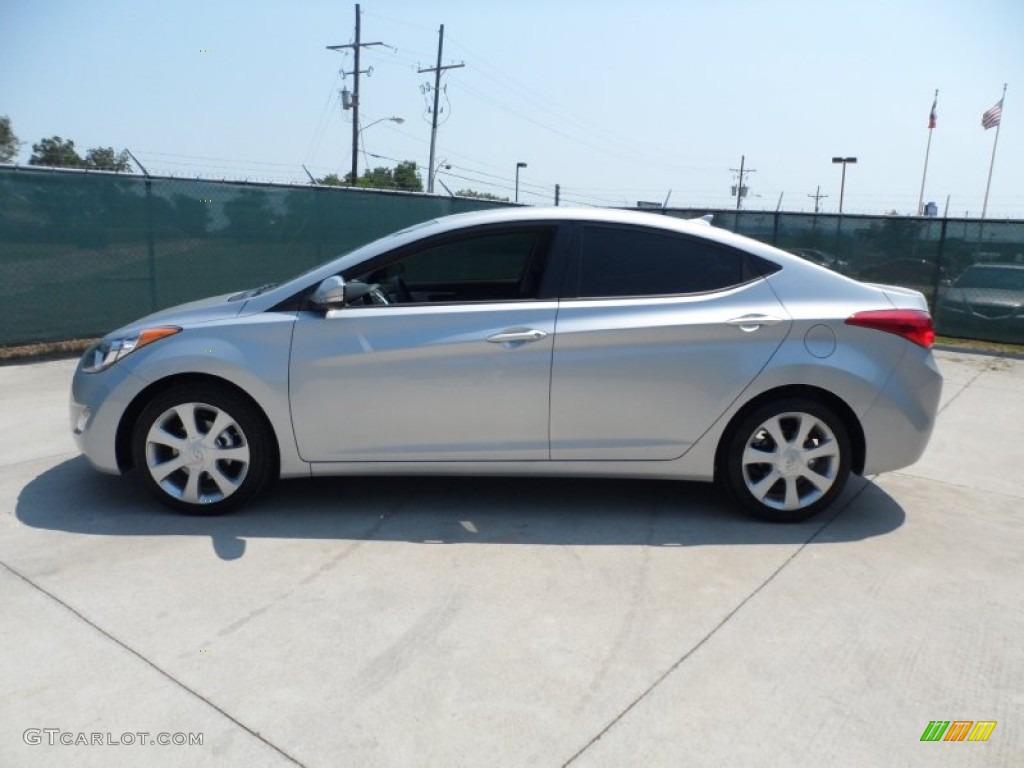 2012 Elantra Limited - Silver / Gray photo #6