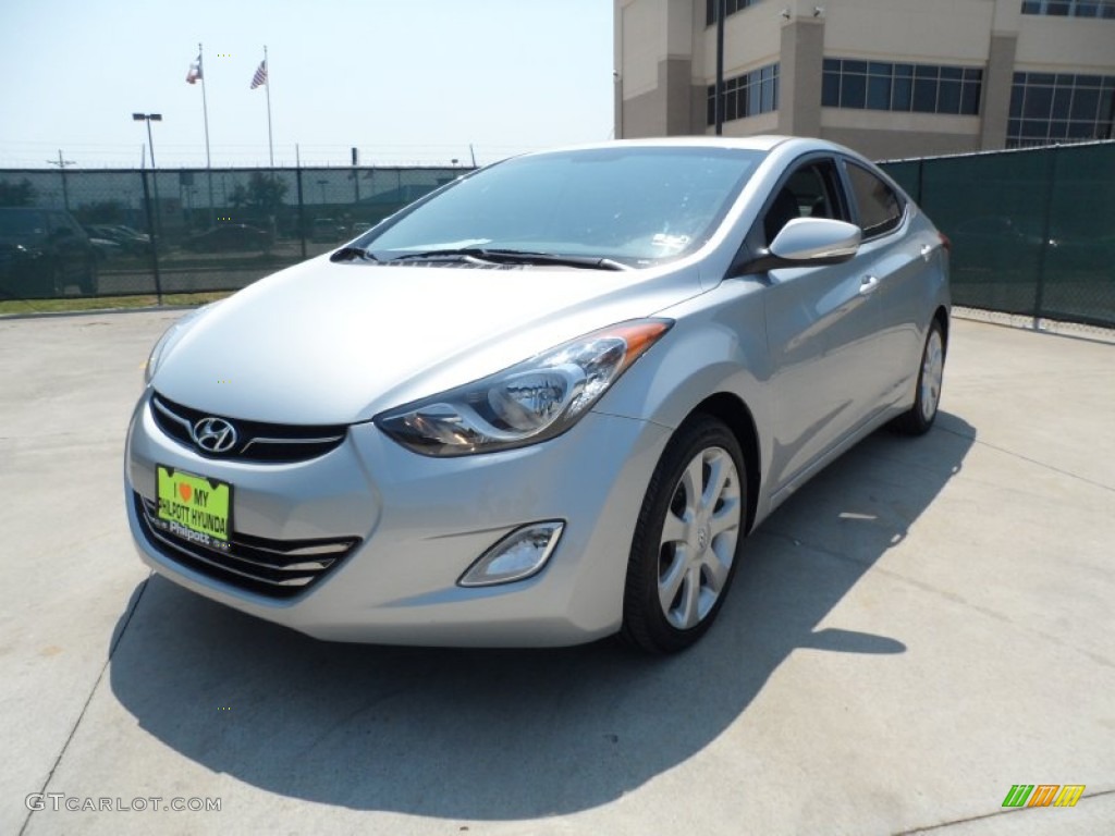 2012 Elantra Limited - Silver / Gray photo #7