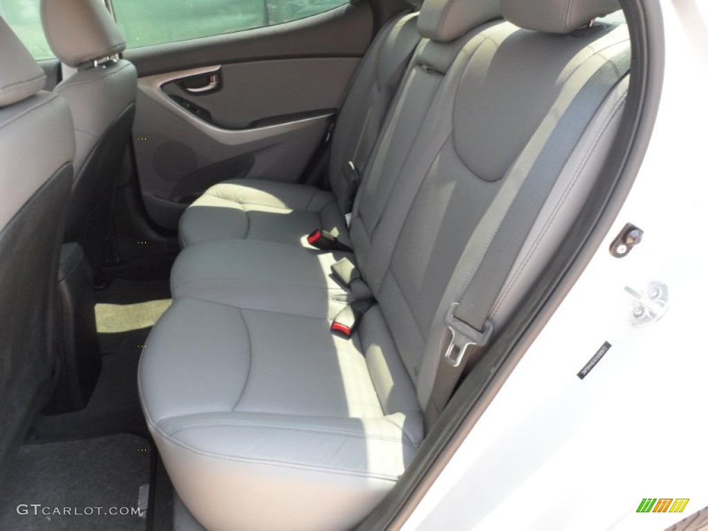 2012 Elantra Limited - Silver / Gray photo #21