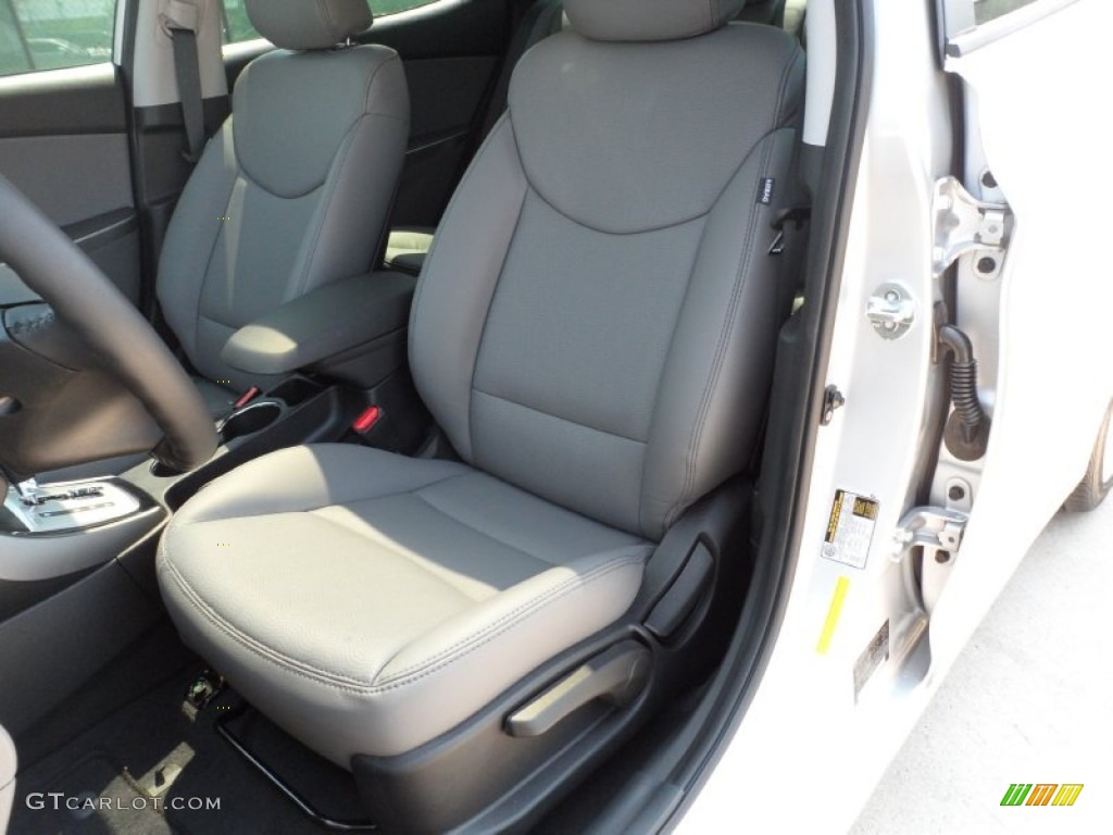 2012 Elantra Limited - Silver / Gray photo #24