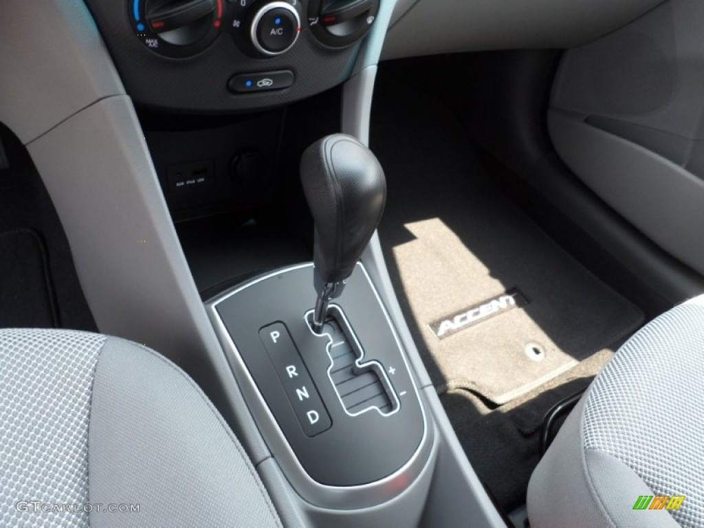 2012 Hyundai Accent GS 5 Door 6 Speed Shiftronic Automatic Transmission Photo #53212664