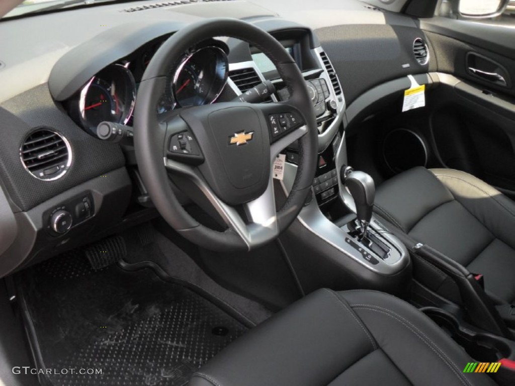 Jet Black Interior 2012 Chevrolet Cruze LT/RS Photo #53212982