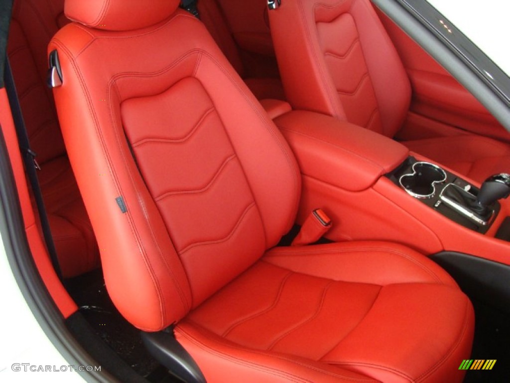 Rosso Corallo Interior 2012 Maserati GranTurismo MC Coupe Photo #53213084