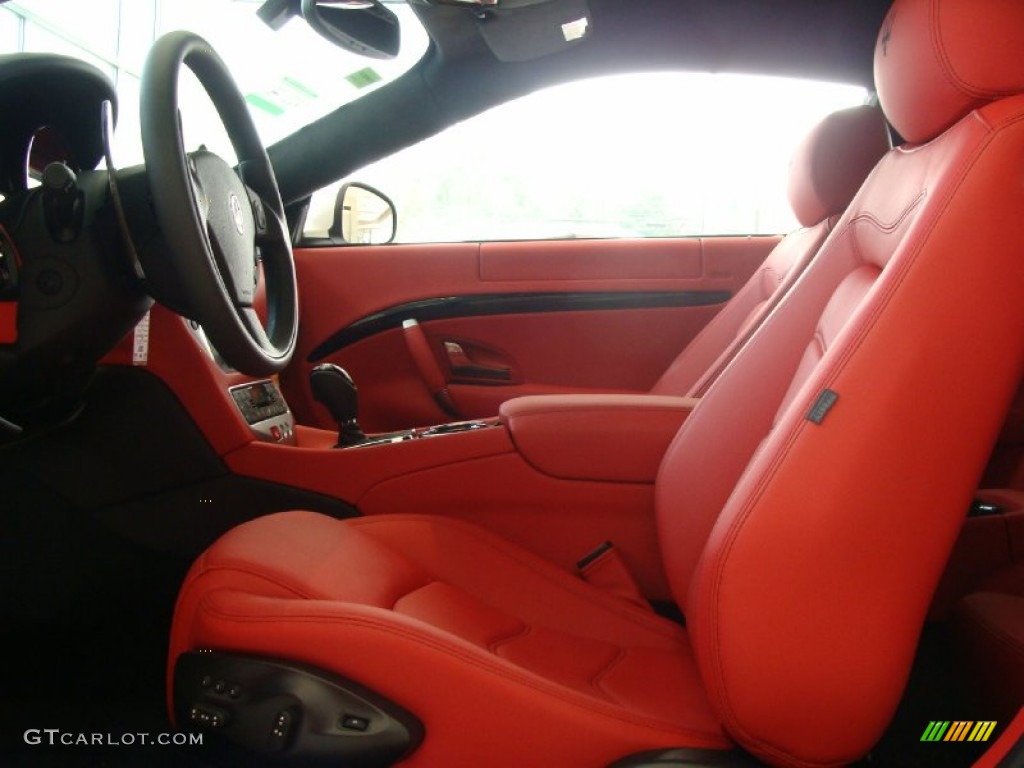 Rosso Corallo Interior 2012 Maserati GranTurismo MC Coupe Photo #53213156