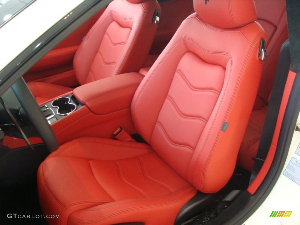 Rosso Corallo Interior 2012 Maserati GranTurismo MC Coupe Photo #53213171
