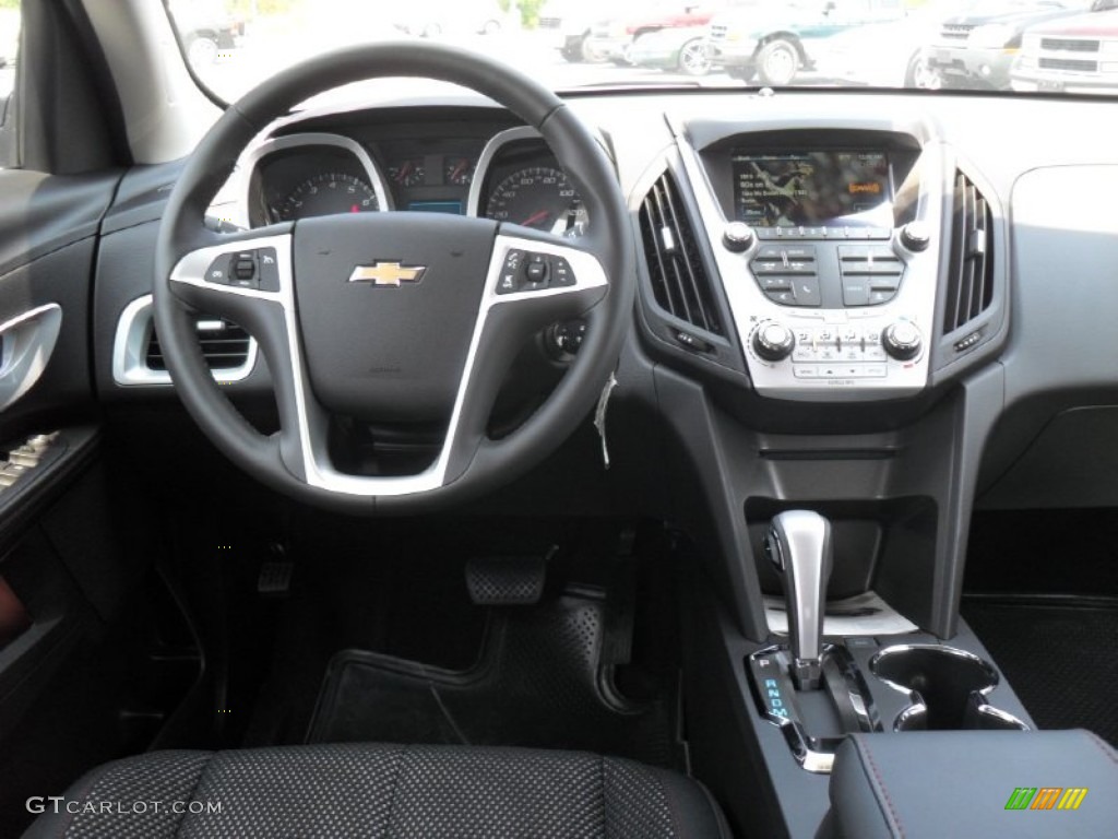 2012 Chevrolet Equinox LT Jet Black Dashboard Photo #53213561