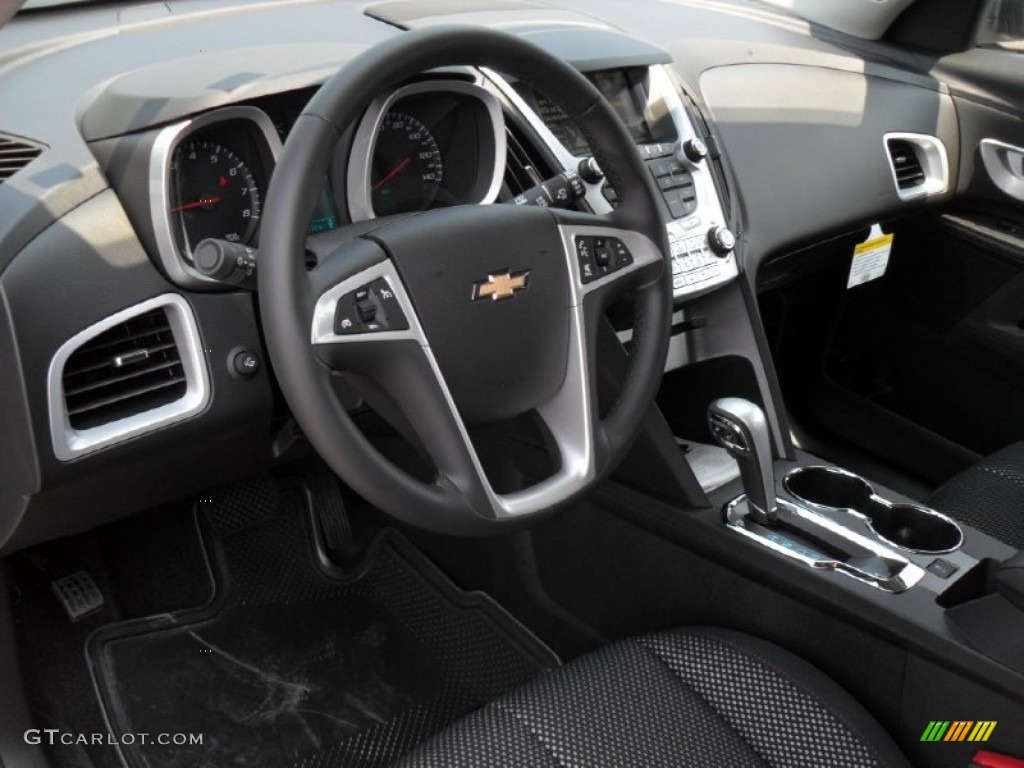 Jet Black Interior 2012 Chevrolet Equinox LT Photo #53213720