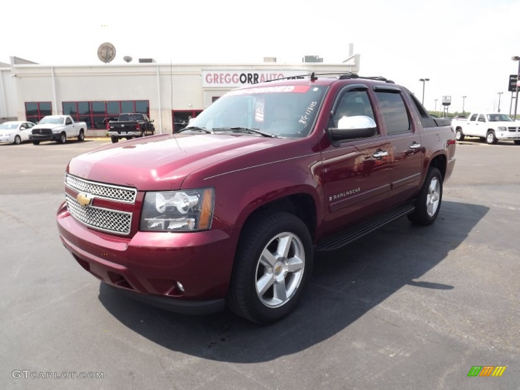 Deep Ruby Red Metallic Chevrolet Avalanche