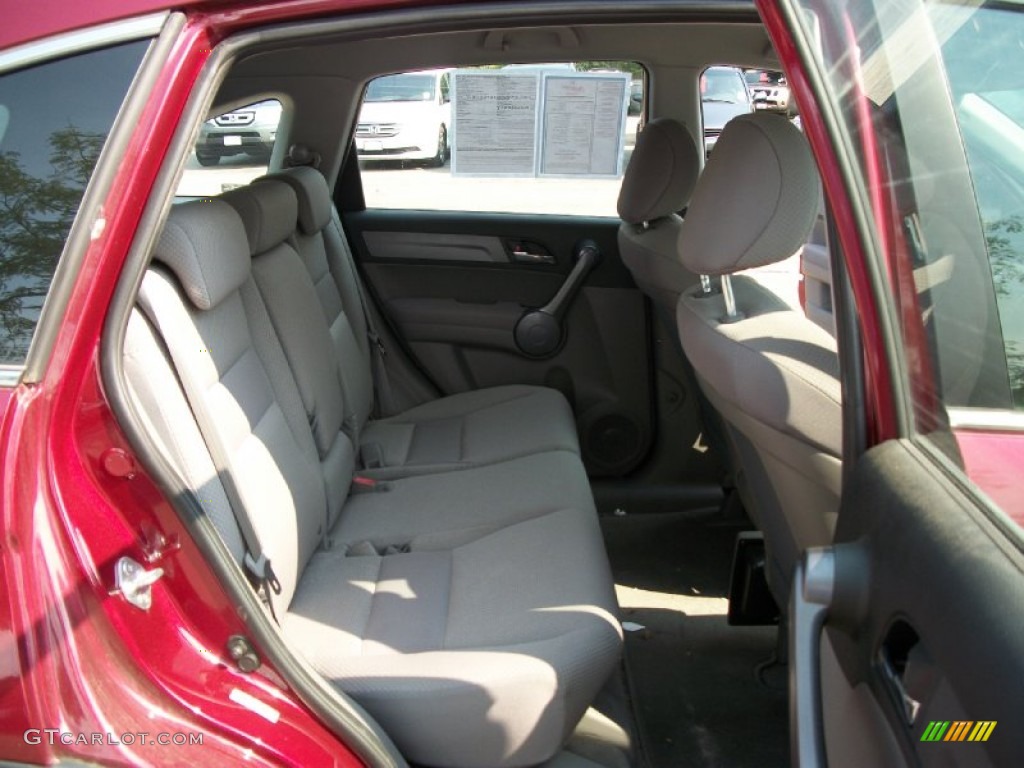 2009 CR-V LX 4WD - Tango Red Pearl / Gray photo #17