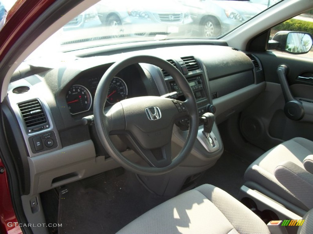 2009 CR-V LX 4WD - Tango Red Pearl / Gray photo #19