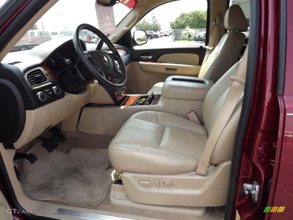 Ebony/Light Cashmere Interior 2008 Chevrolet Avalanche LT 4x4 Photo #53214065