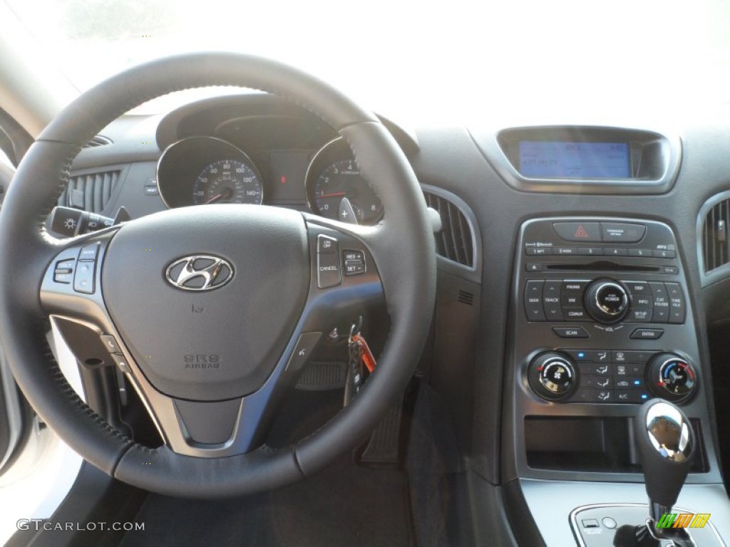 2012 Hyundai Genesis Coupe 2.0T Black Cloth Dashboard Photo #53214083