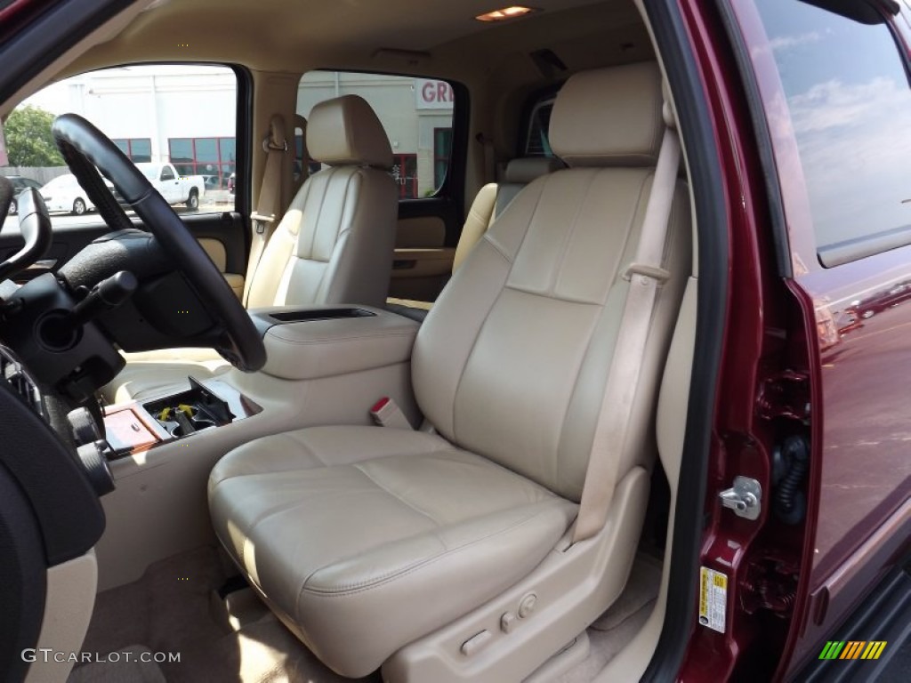Ebony/Light Cashmere Interior 2008 Chevrolet Avalanche LT 4x4 Photo #53214092
