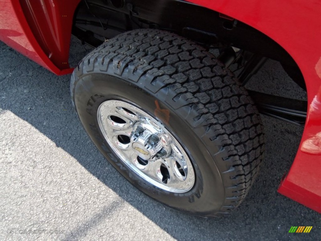 2011 Silverado 1500 Regular Cab 4x4 - Victory Red / Dark Titanium photo #6