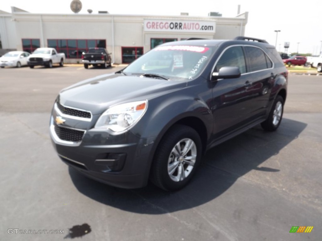 2011 Equinox LT AWD - Cyber Gray Metallic / Light Titanium/Jet Black photo #1