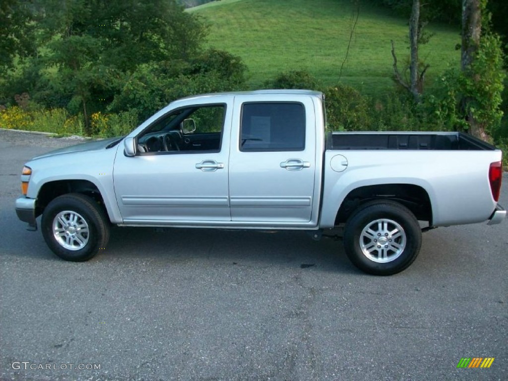 Sheer Silver Metallic 2011 Chevrolet Colorado LT Crew Cab 4x4 Exterior Photo #53214788