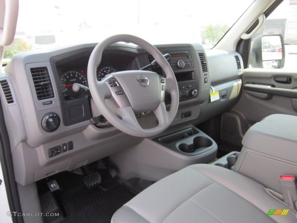 2012 Nissan NV 2500 HD SV High Roof Charcoal Dashboard Photo #53215172