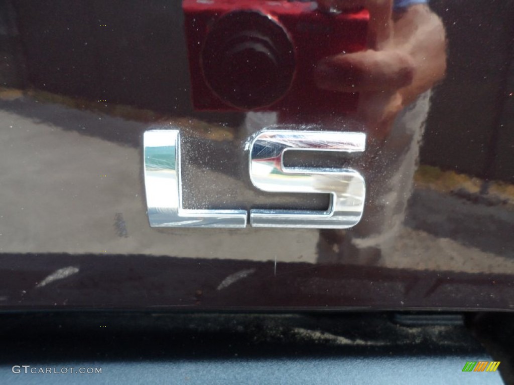 2008 Silverado 1500 LS Regular Cab 4x4 - Dark Cherry Metallic / Dark Titanium photo #21