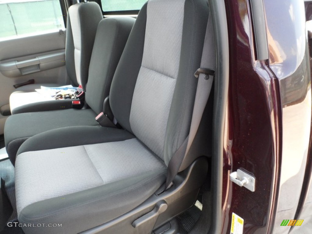 2008 Silverado 1500 LS Regular Cab 4x4 - Dark Cherry Metallic / Dark Titanium photo #30