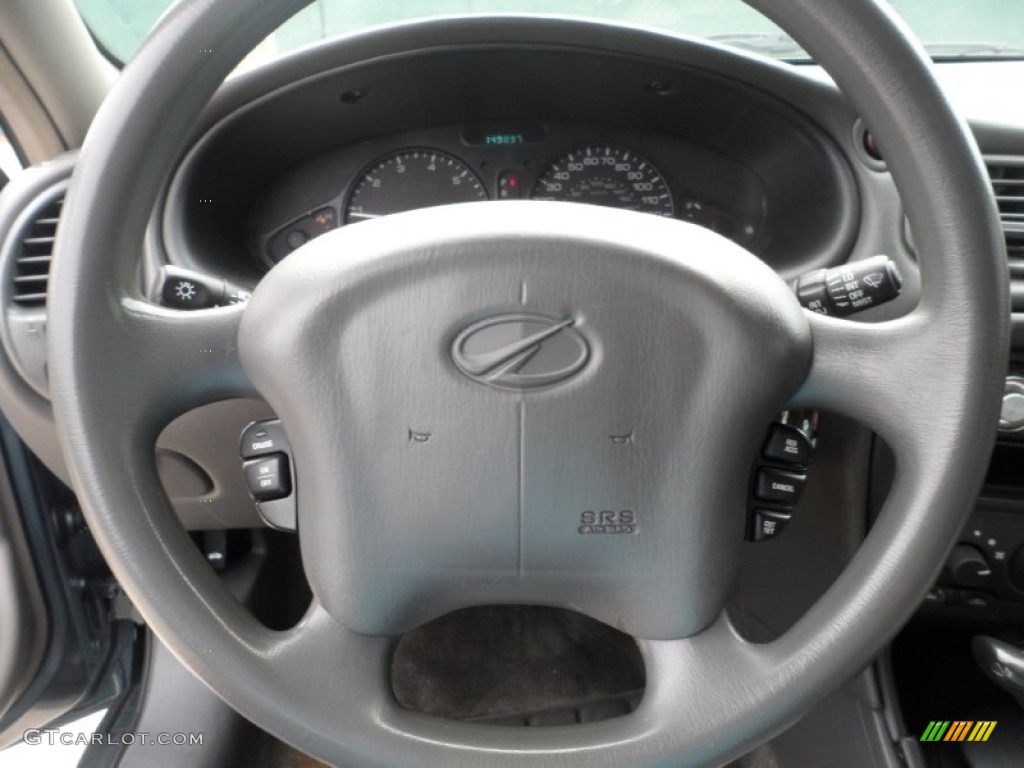 2001 Oldsmobile Alero GL Sedan Pewter Steering Wheel Photo #53217341