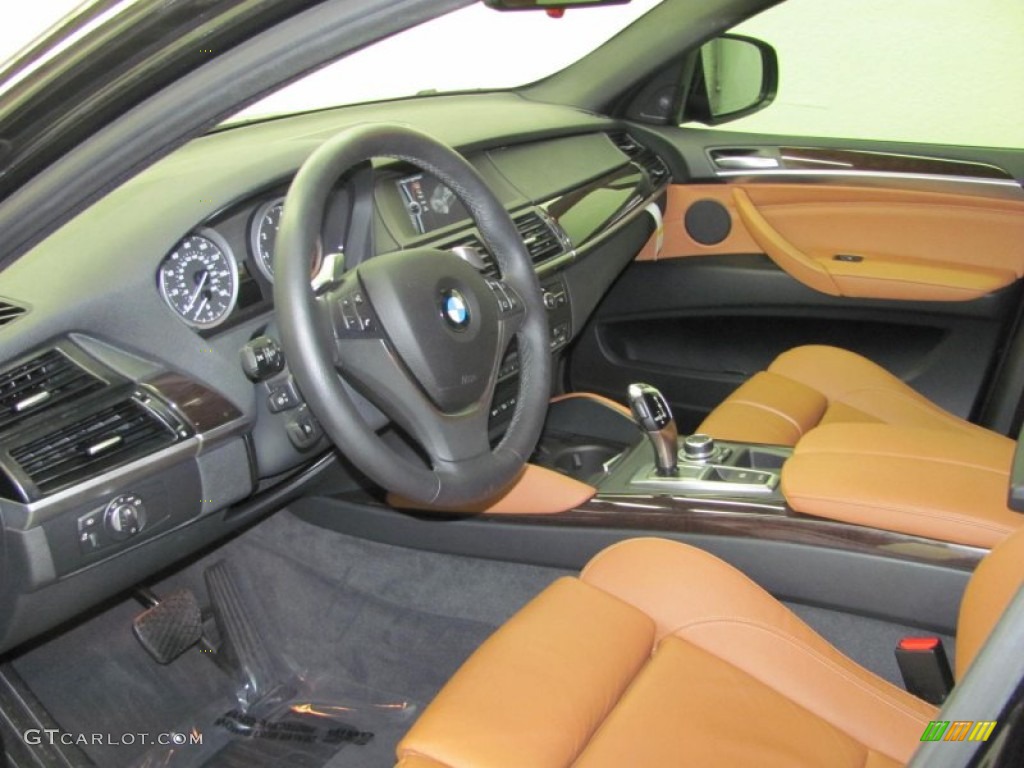 Saddle Brown Interior 2011 BMW X6 xDrive35i Photo #53218598