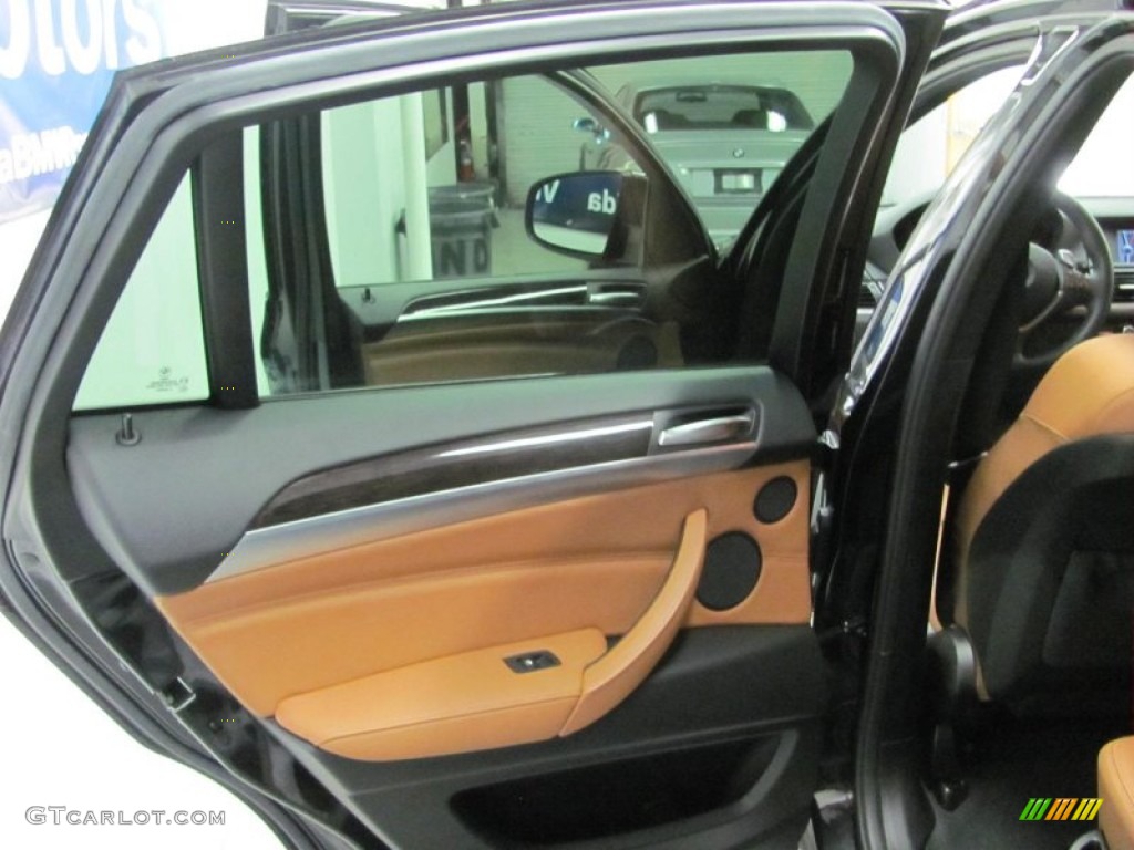 2011 BMW X6 xDrive35i Saddle Brown Door Panel Photo #53218616