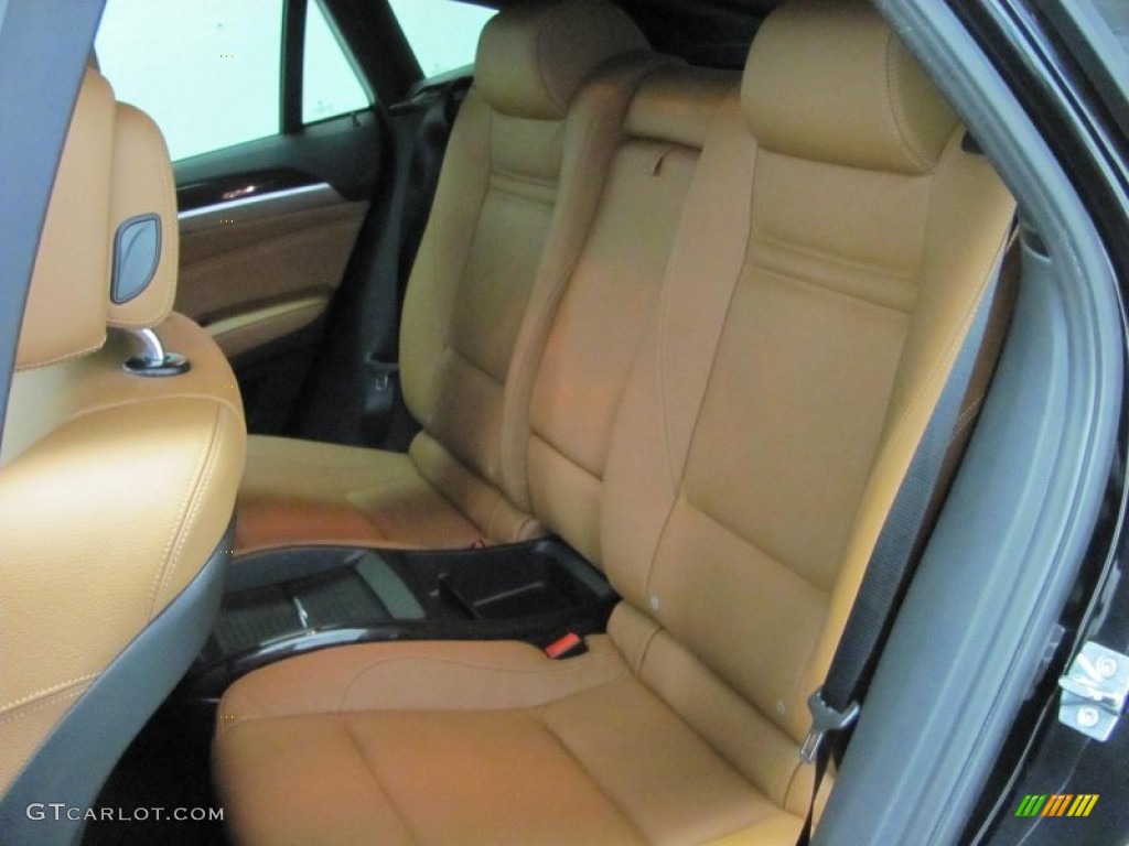 Saddle Brown Interior 2011 BMW X6 xDrive35i Photo #53218643