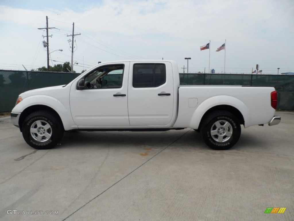 Avalanche White 2008 Nissan Frontier SE Crew Cab Exterior Photo #53220323