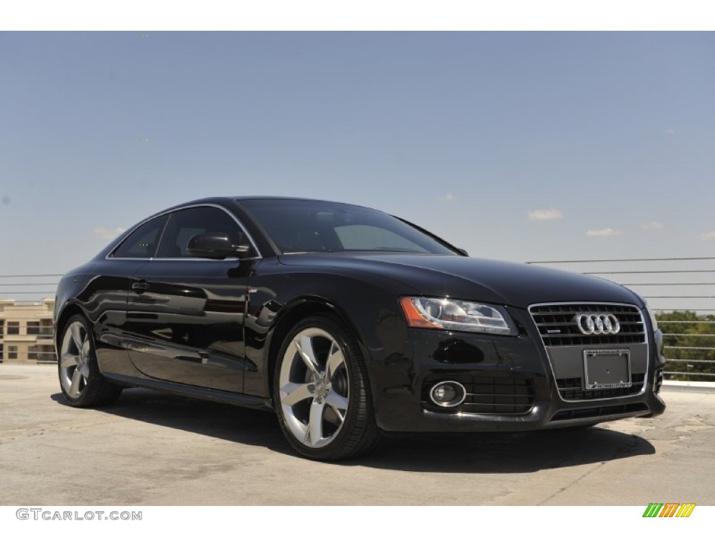 Brilliant Black 2011 Audi A5 2.0T quattro Coupe Exterior Photo #53220407