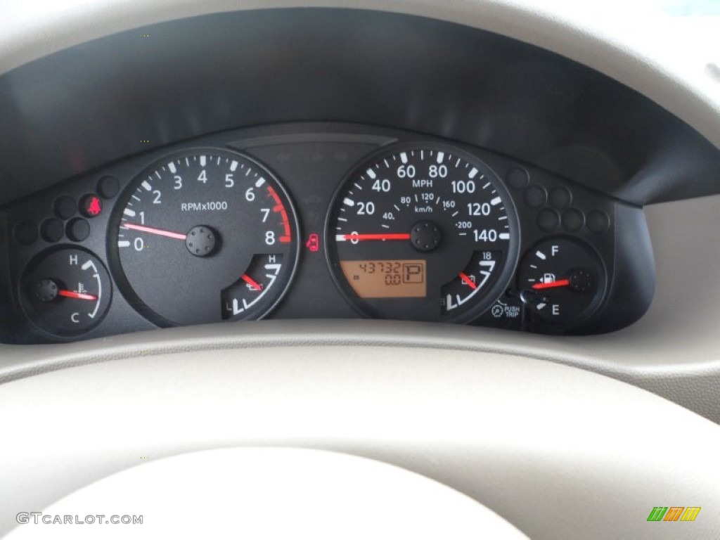 2008 Nissan Frontier SE Crew Cab Gauges Photo #53220710