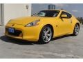 Chicane Yellow 2009 Nissan 370Z Sport Touring Coupe Exterior