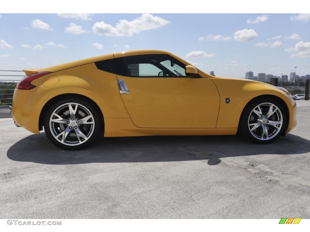 Chicane Yellow 2009 Nissan 370Z Sport Touring Coupe Exterior Photo #53220932