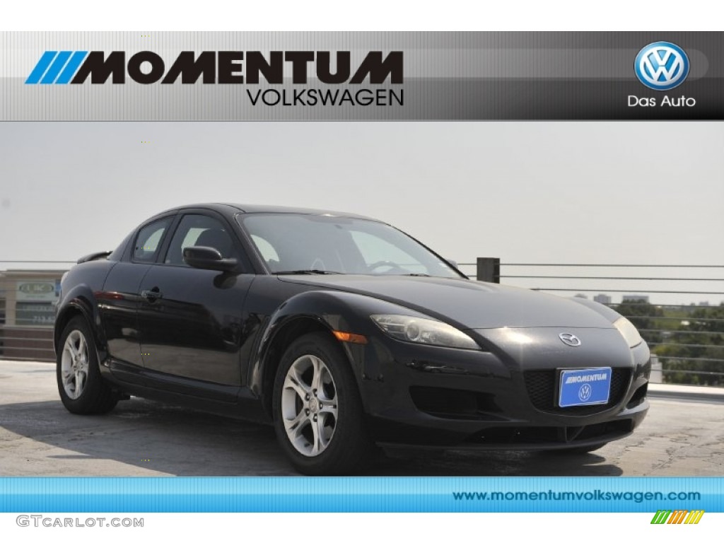 2004 RX-8 Sport - Brilliant Black / Black photo #1