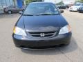 2001 Nighthawk Black Pearl Honda Civic LX Coupe  photo #9