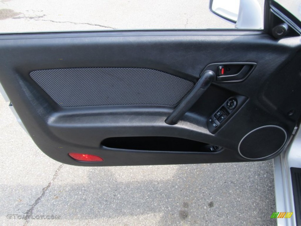 2005 Hyundai Tiburon GS Black Door Panel Photo #53222741