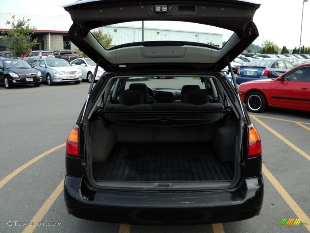 2000 Legacy GT Wagon - Black Granite Pearl / Gray photo #10
