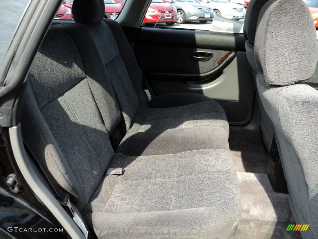 2000 Legacy GT Wagon - Black Granite Pearl / Gray photo #28