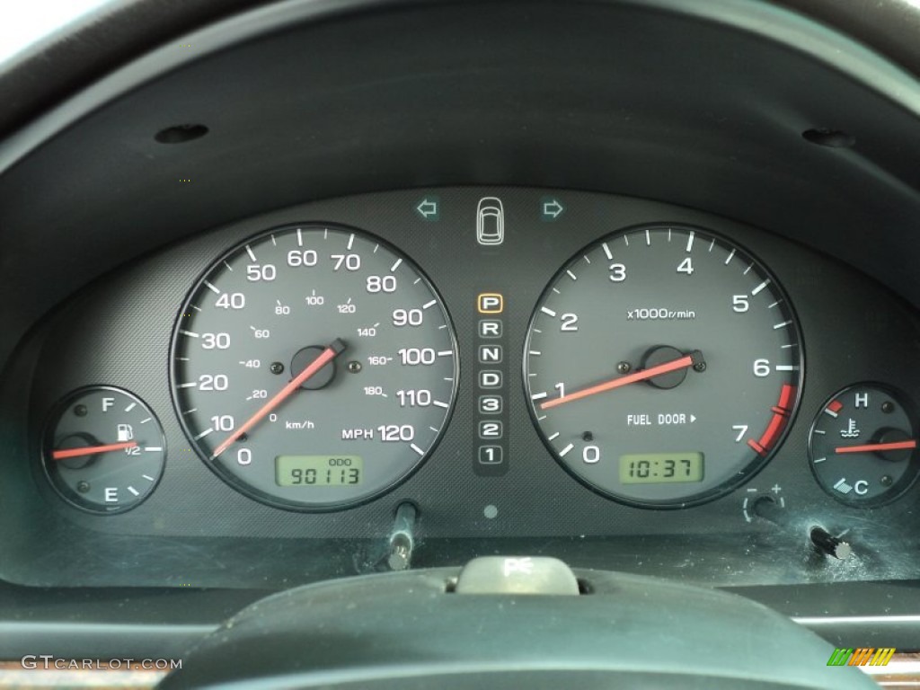 2000 Legacy GT Wagon - Black Granite Pearl / Gray photo #37